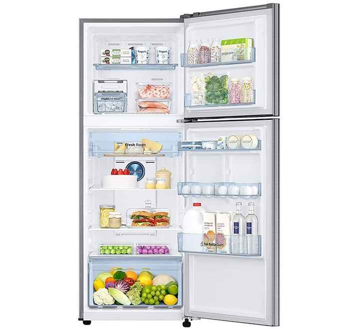 SAMSUNG 345 L Frost Free Double Door 3 Star Convertible Refrigerator  (Refined Inox RT37T4533S9/HL)